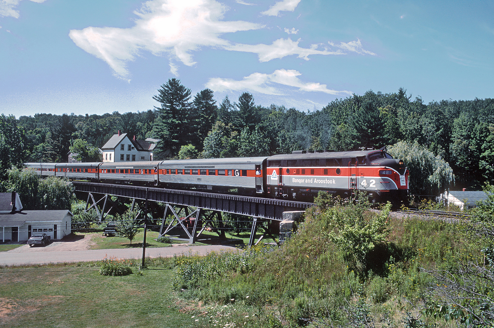 Maine Railroad Map