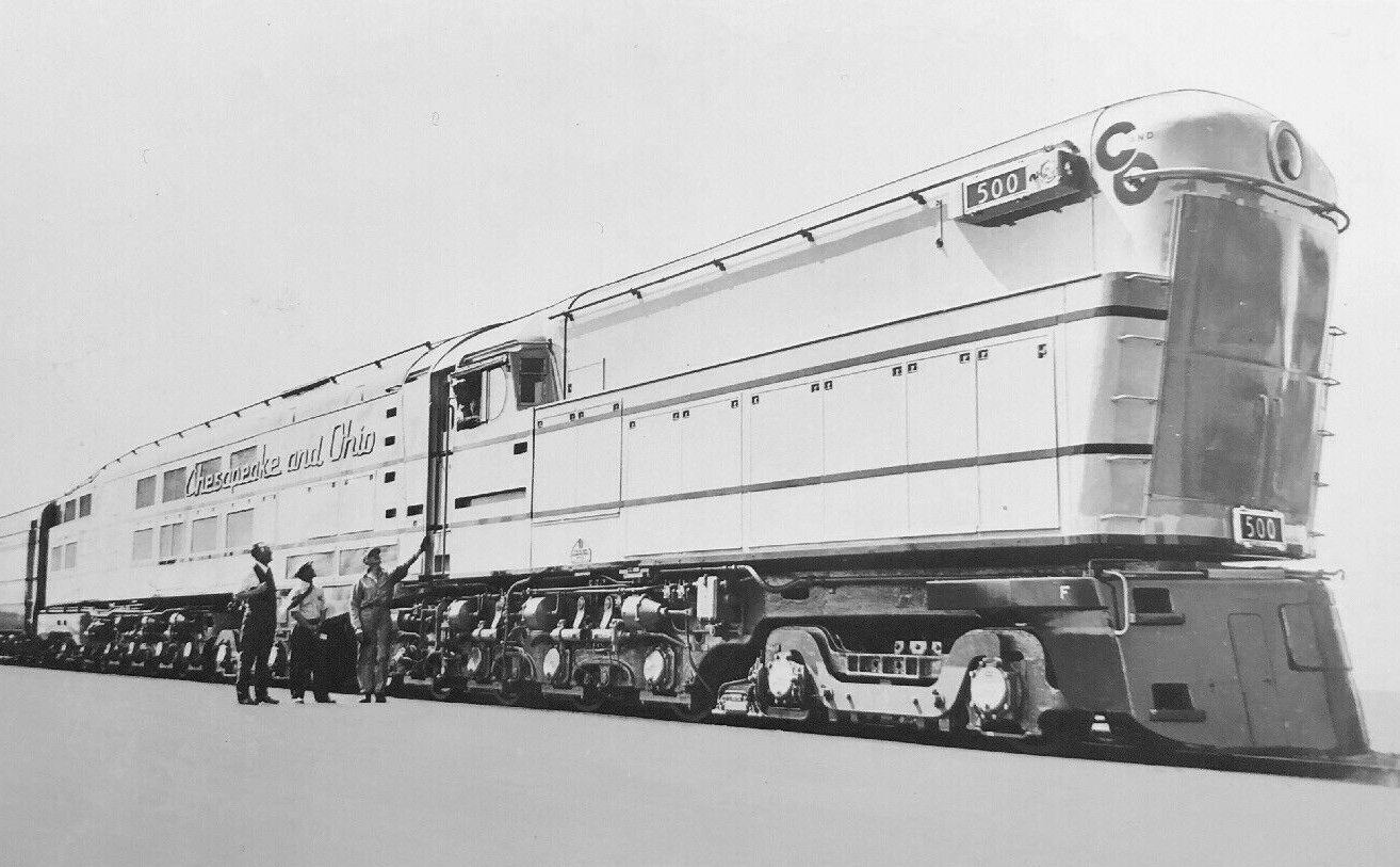 Chesapeake And Ohios Steam Turbine Locomotive History Photos