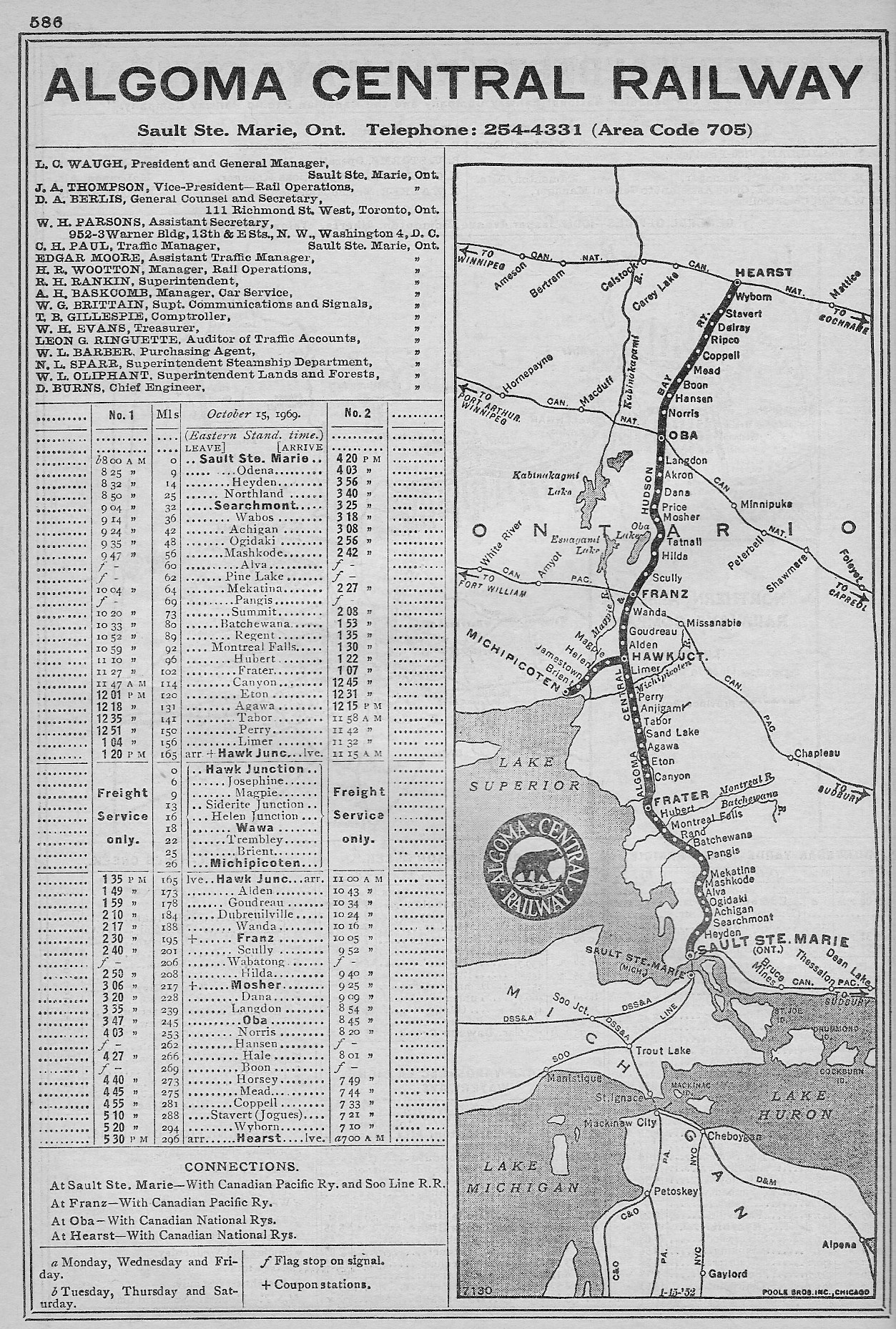 Algoma Central Railway-Northern/Michipicoten Subdivisons in HO Scale