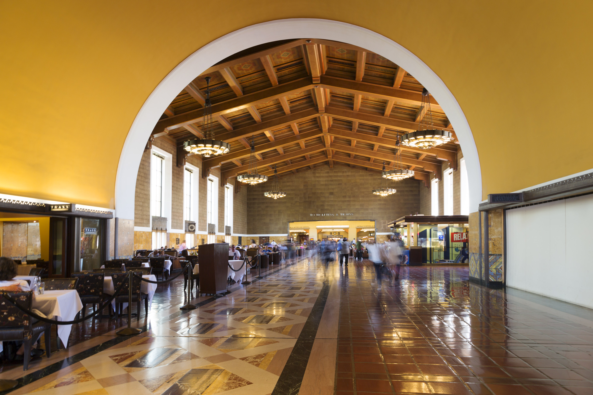 Los Angeles Union Station Interior, History, Amtrak