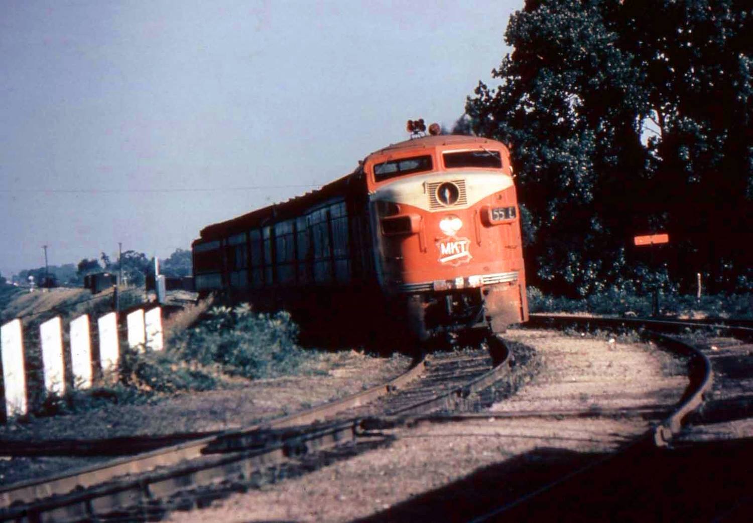 Katy Railroad MKT Map History Logo Passenger Trains 