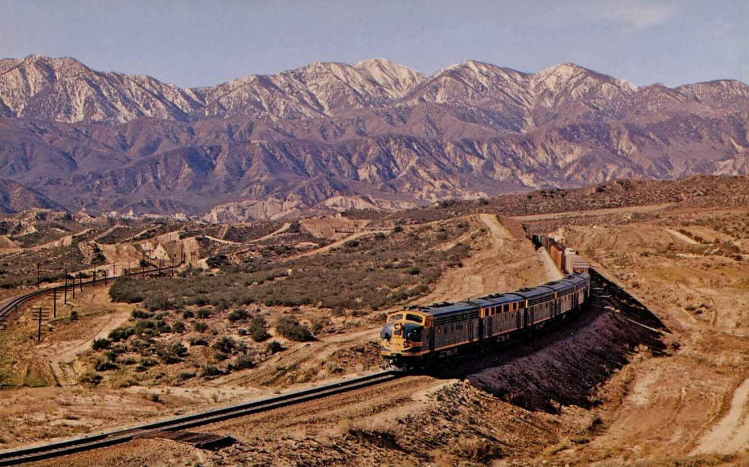 Cajon Pass (Railroad): Train Wreck, Map, History, Photos