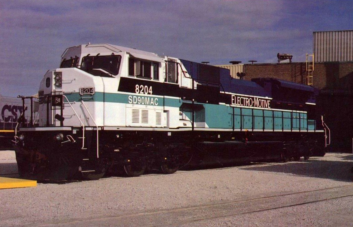 Emd Sd90mac Locomotives Data History Photos And More